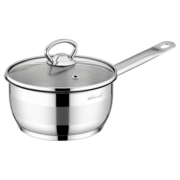 Stainless Steel Saucepan with Lid, Induction Ready