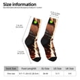 thumbnail image 5 of Attack On Titan Adult Socks Casual Tube Socks Durable Comfort Calf Socks Soft Elastic Crew Socks 2 Black-2, 5 of 9