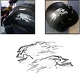 thumbnail image 4 of Fuel  Sticker, Waterproof 3D 150x65mm Universal Gas  Decals 2PCS  For Decorations Silver,Black, 4 of 8