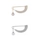 thumbnail image 1 of Pin de seguridad de broche de cristal completo brillante con clip de chal elegante para mujer de 2 piezas, 1 of 9