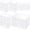 Clear, variant on Multi-Size Small Plastic Storage Containers with Hinged Lids, Clear, 24-Pack