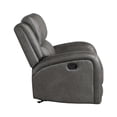 thumbnail image 5 of Lexicon Pagosa Microfiber Rocker Reclining Chair in Gray, 5 of 15