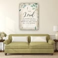 thumbnail image 3 of Psalm 145 9 Bible Scripture Wall Art Prints The Lord Is Good To All Bible Verse Poster Landscape Vertical Canvas Paintings for Living Room (12.00''''x16.00'''',Framed), 3 of 6