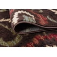 thumbnail image 6 of Transitional Area Rug (5'3'' Round) Floral Brown, Red Indoor Round Easy to Clean, 6 of 6