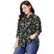 thumbnail image 1 of CamiManLarCon Botones Estampado Floral TalGrande PaMujer Negro XL, 1 of 6
