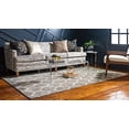 thumbnail image 3 of Unique Loom 3128538 8 x 10 ft. Philadelphia Trellis Rectangular Rug, Light Brown, 3 of 5