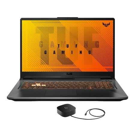 ASUS TUF Gaming A17 Gaming/Entertainment Laptop (AMD Ryzen 5 4600H 6-Core, 17.3in 144Hz Full HD (1920x1080), GeForce GTX 1650, 64GB RAM, Win 11 Pro) with G5 Essential Dock