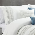 thumbnail image 3 of Chezmoi Collection Hart 7-Piece Southwestern Geometric Embroidery Comforter Set, 3 of 9