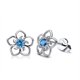 thumbnail image 3 of Hueco Pendientes En Forma De Flor Temperamento Pendientes De Las Mujeres, 3 of 6