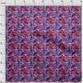 thumbnail image 4 of oneOone Rayon Purple Fabric Abstracts Craft Projects Decor Fabric Printed By The Yard 56 Inch Wide, 4 of 5