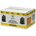 thumbnail image 1 of 125 Pack 35" x 50" 1.0 Mil Black Strong Garbage Bags, 1 of 1