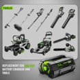 thumbnail image 4 of DASNITE Batería de Repuesto de 56V 5.0Ah para EGO, Batería de Ion de Litio Compatible con Herramientas Inalámbricas EGO BA2800T BA2242T BA1400T BA4200T (NO compatible con PST3040), 4 of 7