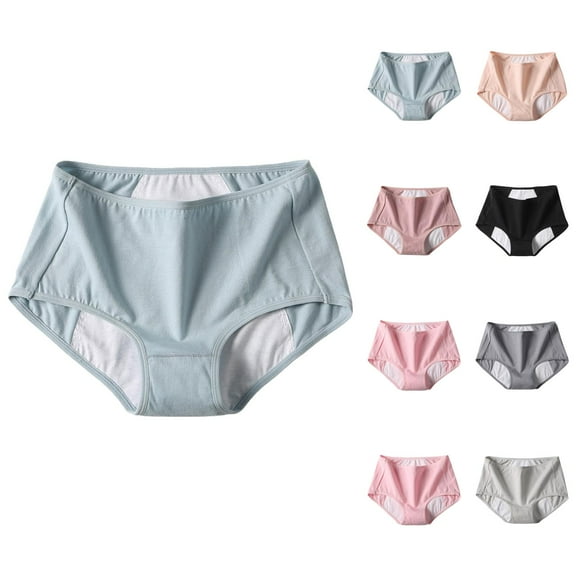 Women's Elongated Crotch Plus Size Belly Cinching High Waisted Breathable Briefs