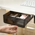 thumbnail image 1 of Meitianfacai Desk Under The Nonporous Drawer Organizer Hidden Pen Holders Office Sundry Organizer Student Desk Stationery, 1 of 6