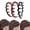 MIX, variant on Kukuzhu 4 Pcs High Skull Headband Vintage High Cranium Artificial Headbands with Teeth, Root Lift Volume Headbandsfor Women Girls