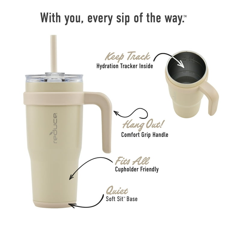 reduce COLD-1 Vacuum Insulated Thermal Tumbler, 24oz -  Stainless Steel: Tumblers & Water Glasses