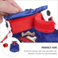 thumbnail image 2 of 1set Cloak With Dog Crown Cloth Costume For Dogs Comfortable Easy Wear Design For Holidays Photos Everyday Use, 2 of 9