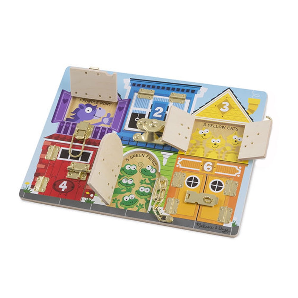 Developmental Baby Toys Baby Melissa & Doug Latches Board 3785
