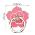 thumbnail image 3 of Poignée de Téléphone en Métal Universelle avec Rotation à 360 Degrés et Support à Motif Floral pour Téléphone Intelligent, 3 of 7