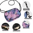 thumbnail image 3 of FORMRS Mini Crossbody Bag for Women Adjustable Rope Shoulder Casual Phone Purse, Watercolor Pink Marble Pattern, 3 of 7