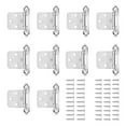thumbnail image 1 of 10pcs Auto-Fermeture Superposition Affleurement Charnière Charnières de Porte Robustes, 1 of 14