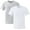 Grey/White, variant on wirarpa Mens 2 Pack Cotton Crew Neck T-Shirts Short Sleeve Summer Tops Fashion Basic Tees Black Size Large