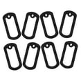 thumbnail image 4 of Soimiss 8pcs Black Dog Identification Tags Silicone for Military Style, 4 of 8