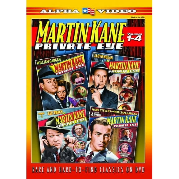 Martin Kane Private Eye 1-4 (DVD), Alpha Video, Drama