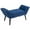 Blue, variant on HOMCOM Button Tufted Entryway Bench, Linen Upholstered Bedroom Bench