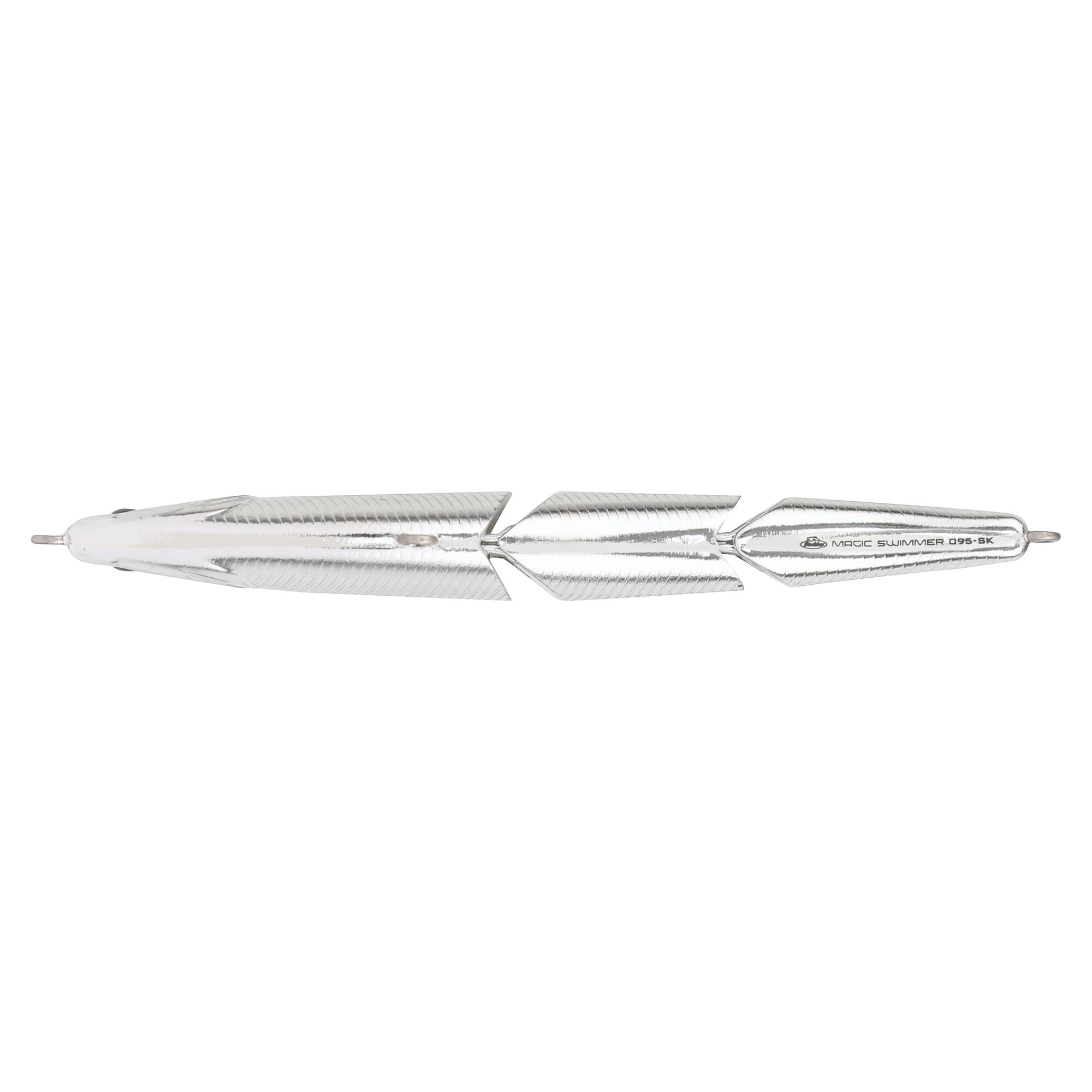 Berkley Magic Swimmer® Freshwater, 3.75 in, Swimbaits, Chrome (1 Count)