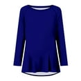 thumbnail image 6 of Patlollav Pntutb Women Tops,Ladies Casual Crewneck T-Shirts Blouse, 6 of 7
