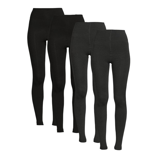 Warner's Women's Fleece Lined Tights, 4Pack