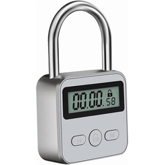Smart Time Lock, 99 Hours Max Timing Lock With Lcd Display Multifunction Travel Electronic Timer