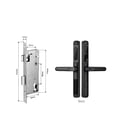 thumbnail image 1 of Tuya App Waterproof Smart Door Lock Aluminum Biometric Lock Fingerprint Door Handle Digital Keyless Lock For Glass Sliding ,More Secure, 1 of 7