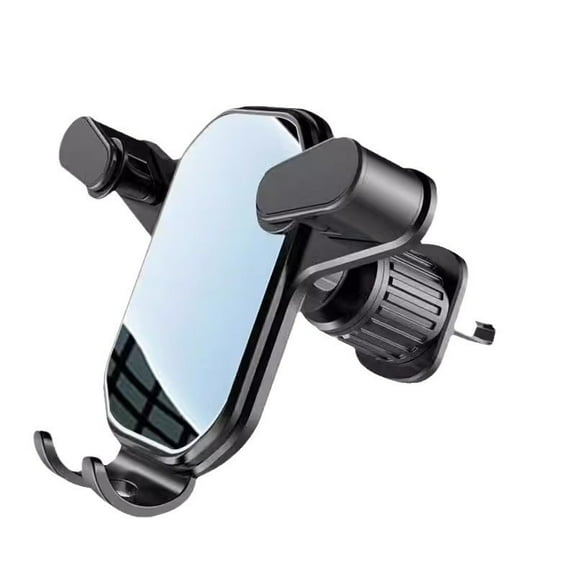 HEYMKGO Phone Holder,Car Vent Phone Mount Gravity Cell Phone Holder for All Phones（Glossy， Black）