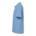 thumbnail image 6 of Tultex Men’s Short Sleeve Sport Pique Polo, 50/50 Cotton-Polyester, Heather Light Blue, 1-Pack S-2XL, 6 of 7