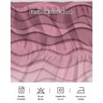 thumbnail image 7 of Abstract Bed Skirt California King Size 18" Drop Pink Gradient Ocean Waves Sandy Beach Ruffled Wrap Around Bed Skirts Adjustable Elastic Bedskirt Dust Ruffle for California King Size Bed, 7 of 7