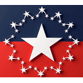thumbnail image 3 of Star Pattern Patriotic Banner Decorative Design Red Blue for National Events Celebrations Indoor Outdoor, 3 of 7