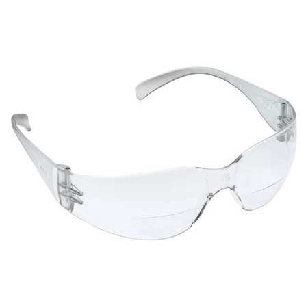 Anti Fog Safety Glasses - 3M 11513-00000-20 Safety Reader Glasses, +1.5, Clear, Antifog