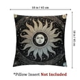 thumbnail image 4 of Acheng Mandala Celestial Home Decor Pillowcase Vintage Boho Sun Moon Black White Chic Mystic Universe Starry Sky Decorative Throw Pillow Case Cushion Cover Set Of 2 12x12in, 4 of 7