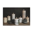 thumbnail image 3 of Composition with Burning Candles Forest Floral Nature Photography Canvas Wall Art for Home Decor Ready-to-Hang, 3 of 18