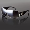 thumbnail image 2 of DG Eyewear Fashion Designer Shield Sunglasses Mens Womens Black Retro Shades, 2 of 12