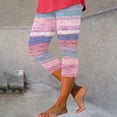 thumbnail image 2 of Sweatpants Women Simple Conventional Printing Breast Cancer Awareness Pants Elastic Waist Casual Trousers Polyester & Spandex Fabric Seven Quarter Length Xl High Pull Pants, 2 of 4