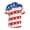 American Flag Design, variant on US Patriotic Bald Eagle Men's Short Sleeve Button Shirt, Men's Short Sleeve Shirt Moisture Wicking Men's Casual Short Sleeve Shirt for Travel Leisure Time