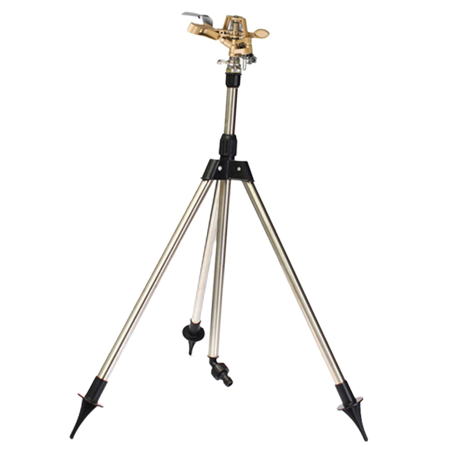 Tripod Sprinkler Large Area Coverage Lawn Sprinkler for Garden Yard Backyard Style A