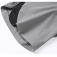 thumbnail image 6 of TEAJOPSUU Men's Beach Shorts Plus Size Breathable Quick Dry Loose Elastic Waist Drawstring Solid Color Sport Shorts Gray, 6 of 7