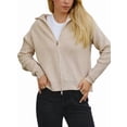 thumbnail image 3 of Women'S Knitted Drop Shoulder Zipper Cardigan Autumn and Winter Coat Apricot M, 3 of 10