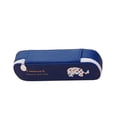 thumbnail image 1 of koolsoo Waterproof PU Zipper Pencil Bag, Creative Design, Stylish And Beautiful - Blue, as described, 1 of 9
