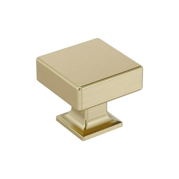 Amerock Lintel 1-1/4 inch (32mm) Length Golden Champagne Cabinet Knob