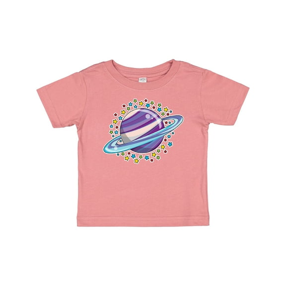 Inktastic Planet Saturn with Stars Boys or Girls Baby T-Shirt